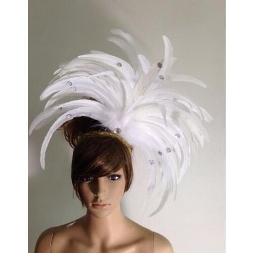 Lo spettacolo di danza copricapo di piume di accessori di abbigliamento La FESTA La Maschera IL Festival