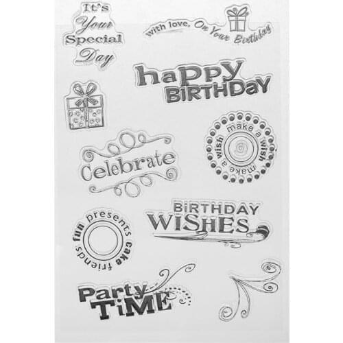 M17D Corner Silicone Clear Seal Stamp DIY Scrapbooking Embossing Photo Album Decorative Paper Card Craft Art Handmade Gift