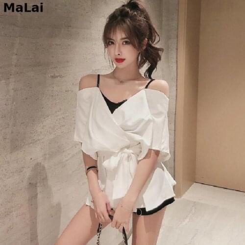 Malai Womens Black Shirts