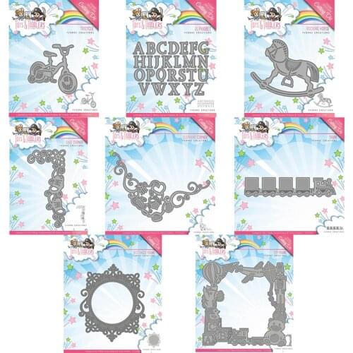 Piggy Craft metal cutting dies cut die mold Baby toy frame letter strip Scrapbook paper craft knife mould blade punch stencil