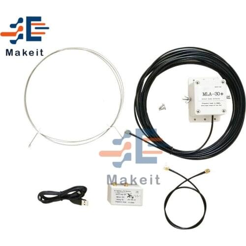 MLA-30+ (plus) SDR Loop Antenna 0.5-30MHz Ring Active Receive Antenna Low Noise Medium Short Wave Radio Short Wave Antenna