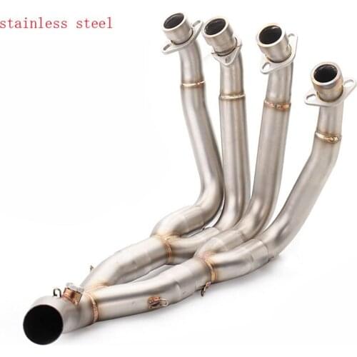 Motorcycle Modified exhaust Muffler Pipe Front Header Pipe escape moto full exhaust pipe For Yamaha R6 YZF-R6 2006-2016