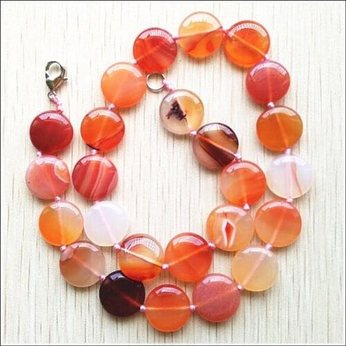 Nature carnelian stone round shape beads pendants & necklace jewelry gem stone strings 48cm length tiger eye opal agatee