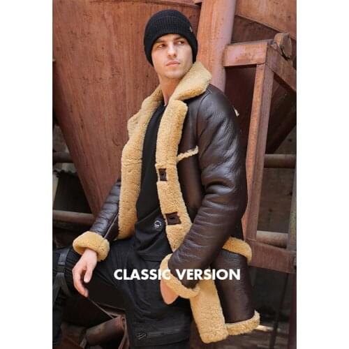 SANI New Thicken Soft Shearling Fur Yellow Couple Matching Clothing Real Sheepskin Fur Shearling Men Winter Warm Jackets