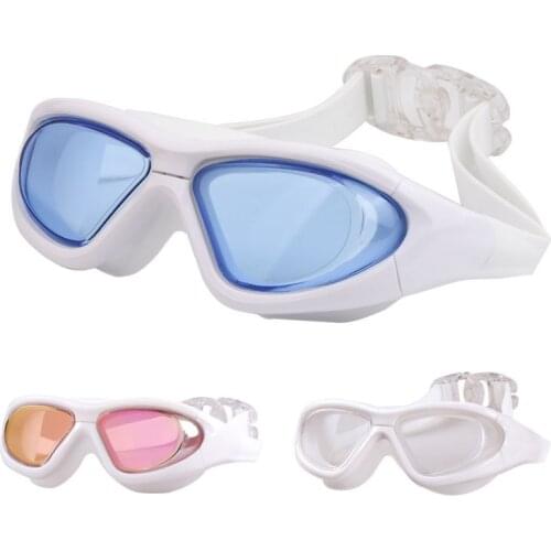 Prescription Swim Glasses Myopia Adult Silicone Swimming Pool Goggles Optical anti fog Waterproof Swim Eyewear for Men Women