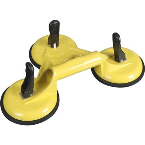 Glass Suction Cups Heavy Duty Aluminum Alloy Glass Suction Cup Lifter with Thick & Large Rubber Pad for Lifting Moving Glass