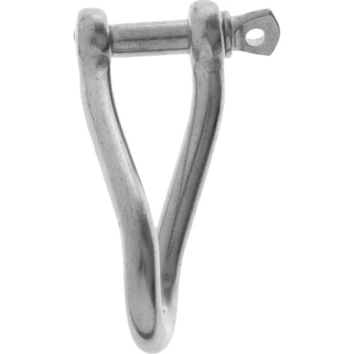 Durable Strong Stainless Steel Boat Twisted Anchor Shackle 76 x 32mm