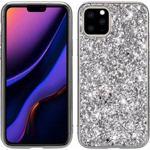 KQJYS Luxury Crystal Flash Powder Phine Case for iPhone 11 Pro Max Case Bling Glitter Phone for iPhone 11 11 Pro Case