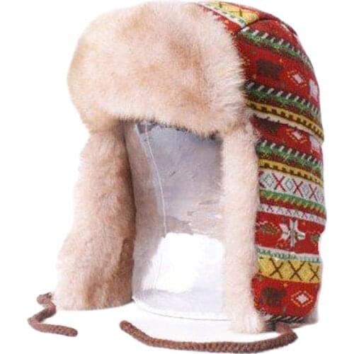 Christmas gift,1pcs,Korean version of casual winter adult tiger Earmuffs hat, thick cotton fur flanging cap,free shipping
