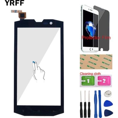 Touch Screen For AGM A8 A8 SE IP68 Touch Panel Touchscreen Digitizer Front Glass Sensor 5.0" 100% Original Repair Protector Film