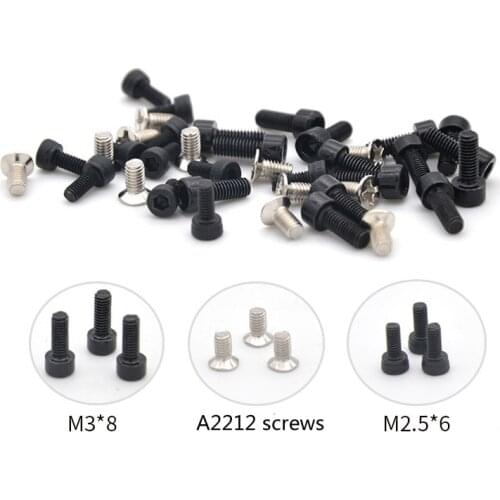 10PCS RC Drone Motor Screws M2.5*6 M3*8 for XXD A2212 F330/F450/550 RC Quadcopter Motor Screws Accessory