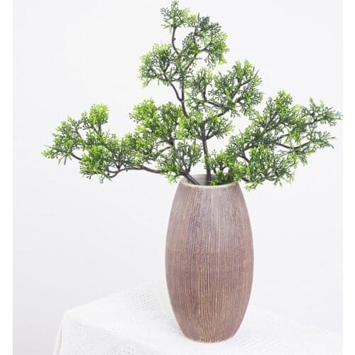 2PC Artificial Plastic Grass Plant Fake Flower Wealth GrassWedding Flower Arrangement Christmas Home Decoration Simulation Plant