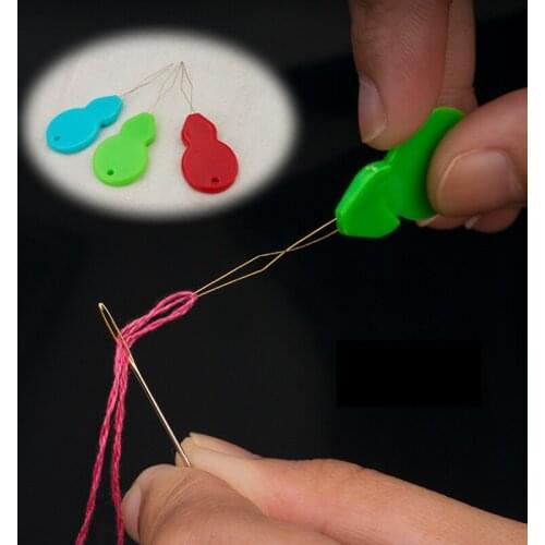 20pcs/lot Sliver Bow Wire Needle Threader Hand Machine Sewing Stitch Insertion Tool Sewing Stitch Insertion Tool Gift Wholesale