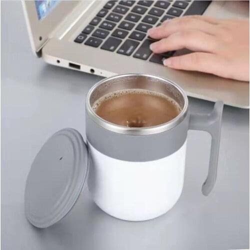 300ml Automatic Self Stirring Mug Coffee Milk Mixing Mug Stainless Steel Thermal Cup Electric Lazy Double Insulated Smart Cup