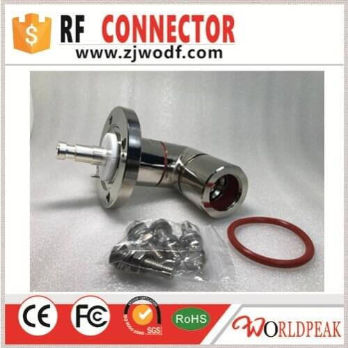 Free shipping 1pcs Right angle connector 1 5/8 EIA 90 degree connector for LMR1200 rf coax cable