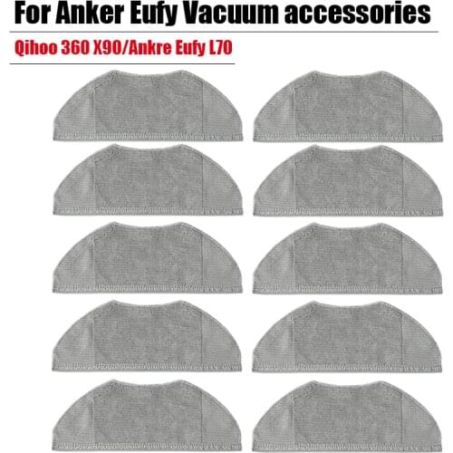 For Anker Eufy RoboVac L70 Accessories Cleaning cloth HEPA filter replacement robot vacuum cleaner Qihoo 360 X90 mop rag parts