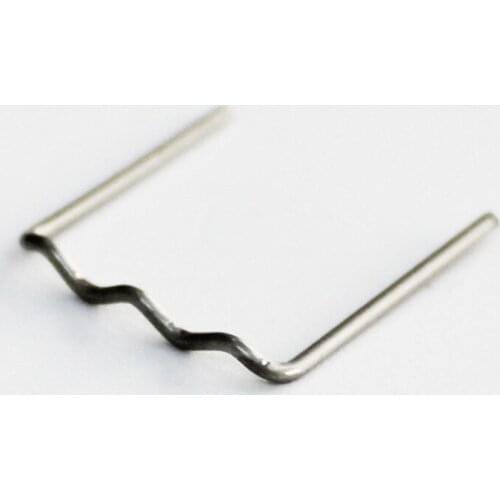 Bumper repair hot stapler plastic staples SEMI WAVE flat U RS18 0.8mm auto car body tools spoiler dashboard fairing welder gun