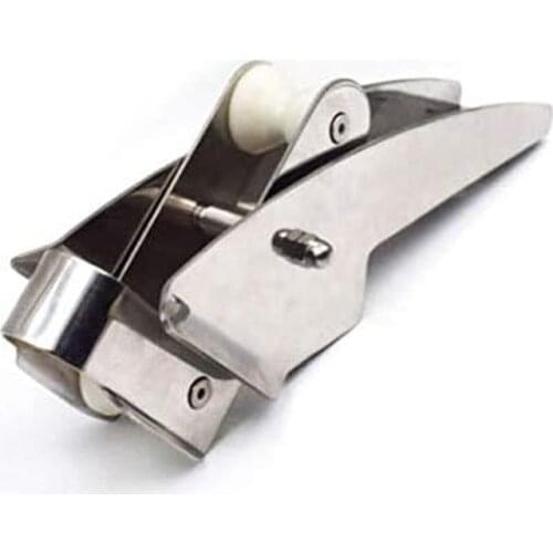 Boat 316 Stainless Steel 890mm Anchor Bow Roller Electro Polished Hinged Self Launching