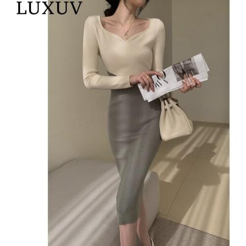 LUXUV Fashionable Shirt Dresses