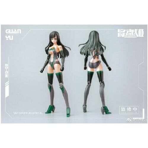 New MS GENERAL Model MG-02 Frame Arms Girl GuanYu & Raytheon Assembly Model