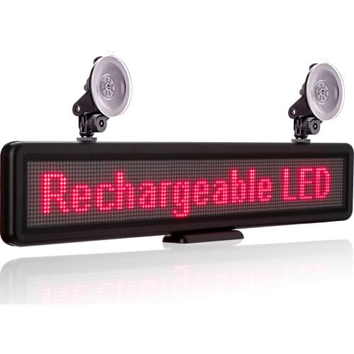 15.8inch LED Car Electronic display Sign, Display Multi-language By Usb Programmable Scrolling Text Message