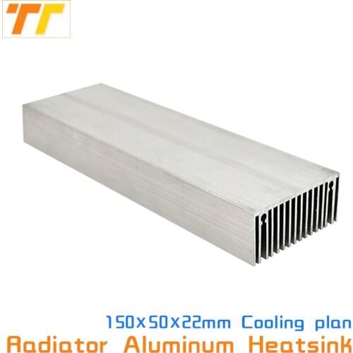 Heatsink Aluminum Heat Sink Radiator Cooling Cooler Fit LED Transistor IC 150x50mm 100x57mm Module Heat Dissipation for LED chip