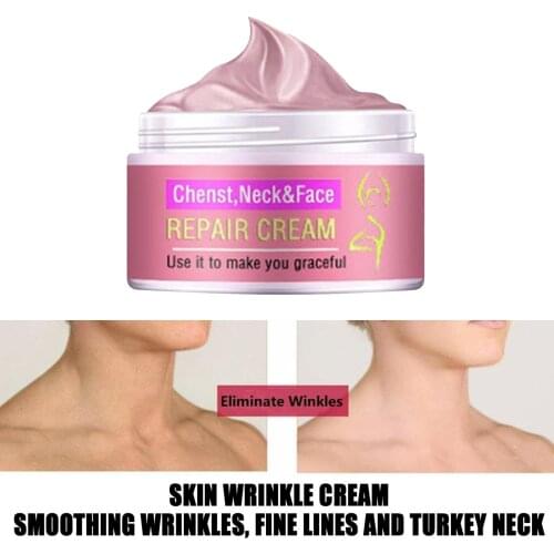 Neck Face Cream Instant Wrinkle Hyaluronic Moisturizer Skin Care for Women Men Anti-aging Face Lifting Cream Nourishing Serum