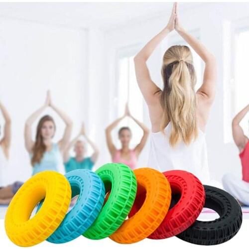 Silicone Fitness Hand Grip Ring Finger Muscle Strength Exerciser Training Strengthener Rubber Ring Hand Expander exerciser