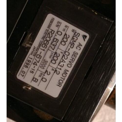 Servo pack SGMP-02A312 , Used one , 90% appearance new , 3 months warranty