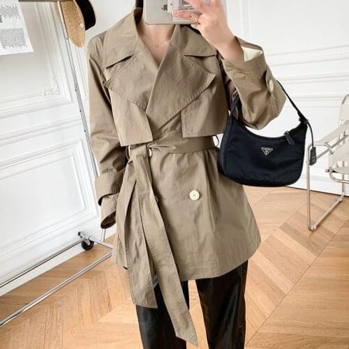 TSDFC Women's Short Trench Coats