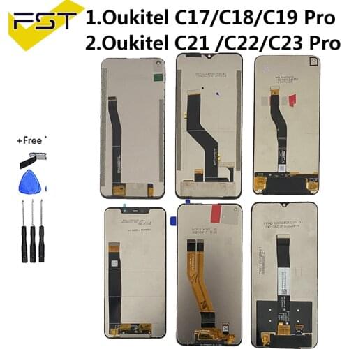 6.4 inch OUKITEL C21 LCD Display+Touch Screen Digitizer Assembly 100% Original New LCD+Touch Digitizer for C21 lcd sensor