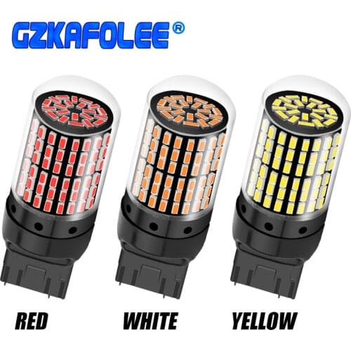 1PCS T20 7443 7440 Car Lamp Led Turn Signal Light w21w w21-5w for Automobiles Brake light Reverse light 12V 24V White Red Yellow