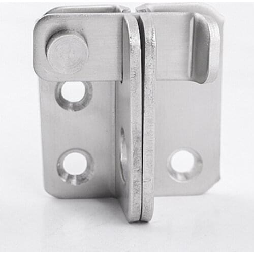 2pcs Stainless Steel Hasp Cabinet Door Latch Bolt Lock Door Window Hardware