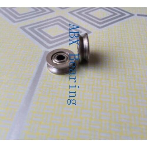 Free shipping 20pcs/lot V623ZZ 623VV V623 V groove ball bearing 3x12x4mm Traces walking guide rail bearings (carbon steel)