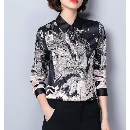 Атласные блузки DERMSPE China At AliExpress