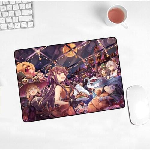 Cute Girl Cartoon Hot Sell Computer Mouse Pad Anti-slip Lovely Gamer Anime Art Home Office Decoration Keyboard Pad Skipoem