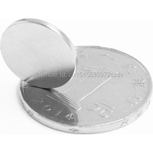 100pcs Strong Round Dia 15mm x 1.5mm N35 Rare Earth Neodymium Magnet Art Craft Fridge 15x1.5mm