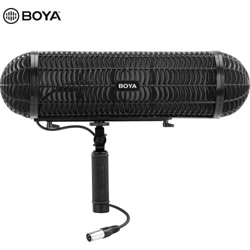 BOYA BY-WS1000 Microphone Blimp Windshield Suspension System Shotgun Microphones for Canon Nikon Sony Camcorder Recorder Mic