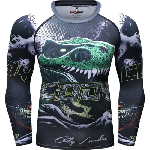 Coly Lundin Men Compression Elasticity tights fitness Long sleeve Tops Shirts Quick dry Fitness Tights Tee tshirt Boy