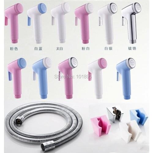 New Models 11 Colors ABS Bidet Shower with Hose Different Colors of Bidet Spray Toilet Shattaff