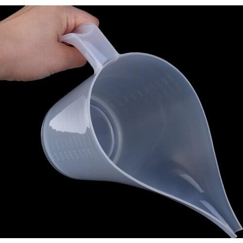 Tip Mouth Plastic Measuring Jug Cup Graduated Surface Kitchen Bakery Tool