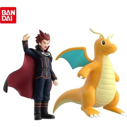 Bandai Pokemon Originele Snoep Toy Schaal Wereld 1/20 Lance Dragonite Pokemon Pikachu Anime Figuur Toys Children Birthday Gift