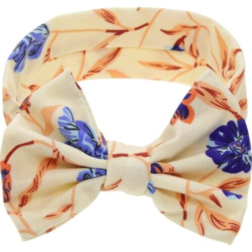 New Baby Flower Headband Cotton Bowknot Hair Bands Handmade DIY Headwear Hair accessories for Children Newborn Toddler
