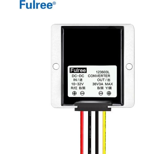 DC 12V 24V to 36V 3A 4A 5A Converter DC-DC Step-up Transformer Car Power Supply for 100W LED Driver