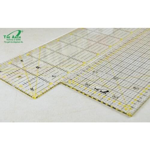 MADE IN TAIWAN Handmade Cloth Tools Patchwork Sewing Feet Tailor-foot Put Yardstick Cuting Cutting Quilting Rulers QR-1560 60*15