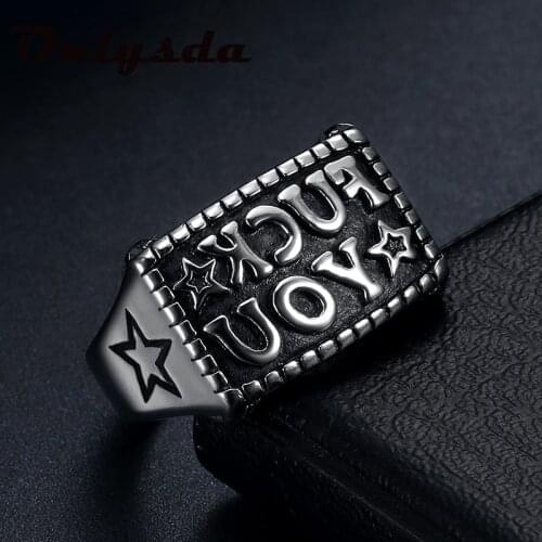 Family Ring for Men Women Custom Letter Ring Personalized Jewelry Stainless Steel Couple&Wedding Mother Baby Gift