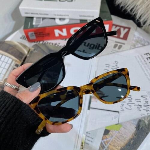 Ins Popular Small Cat Eye Sunglasses Women Men Fashion 2021 Vintage Brand Female Luxury Womens Sun Glasses Shades UV400 Eyewear