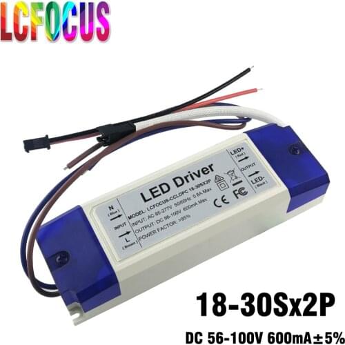 LED driver 18-30Sx2P 36W 38W 40W 42W 44W 46W 48W 50W 60W plastic shell lighting transformer suitable for high bay light spotli