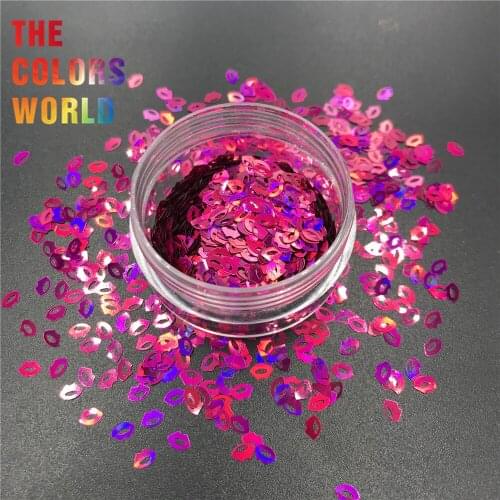 Love Lip Kiss Puss 4MM Nails Glitter втирка для ногтей Nail Art Decoration Makeup Body Art Painting Nail Gel Nails Accesorios