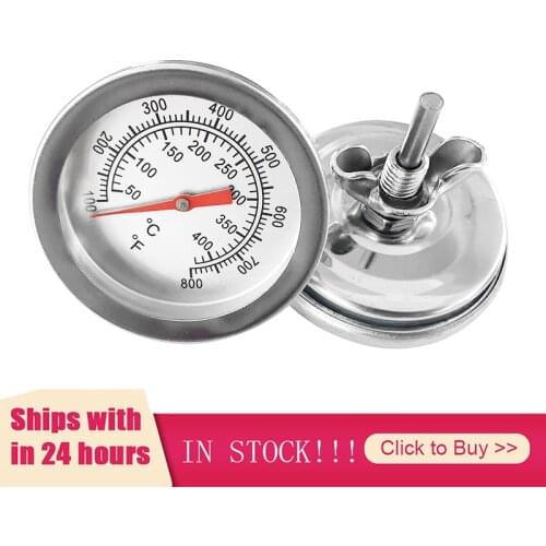 Grill Meat Thermometer Dial Temperature Gauge Gage Cooking Food Probe Household Kitchen Tools Stainless Steel BBQ Accessories